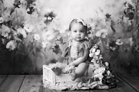 1year birthday, flower