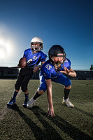 Kids football brothers